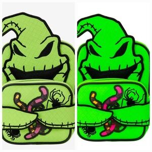 Loungefly Nightmare Before Christmas Glow in Dark Oogie Boogie Crossbody & Pouch